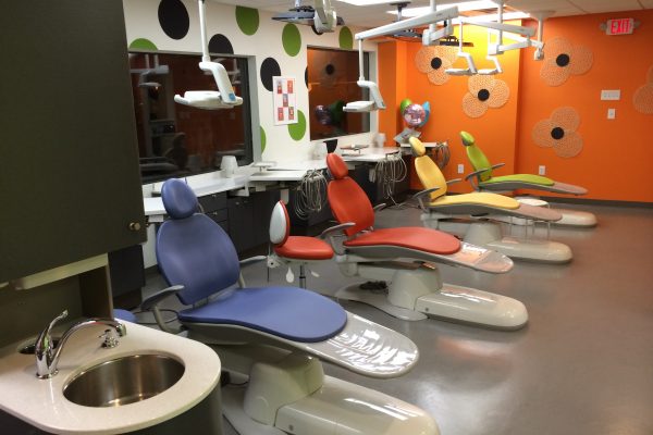 Chairs in the ABC Dental Office